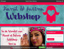 Tablet Screenshot of handoffatima-webshop.nl